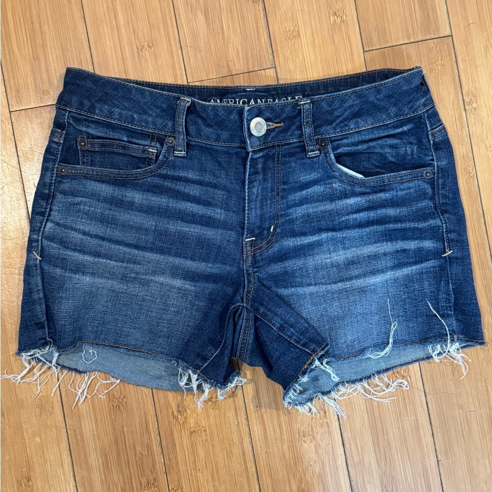American Eagle Outfitters Dark Blue Jean Shorts